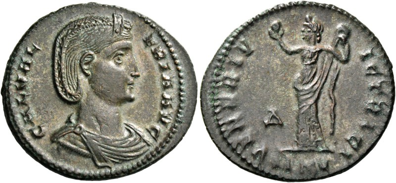 Galeria Valeria, wife of Galerius. Follis, Cyzicus circa 308-309, Æ 6.33 g. GAL ...