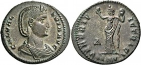 Galeria Valeria, wife of Galerius. Follis, Cyzicus circa 308-309, Æ 6.33 g. GAL VAL – ERIA AVG Diademed and draped bust r. Rev. VENVS V – ICTRICI Venu...