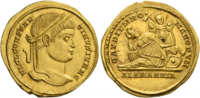 Constantine II caesar, 317 – 337. Solidus, Treveri 328-329, AV 4.35 g. FL CL CON...