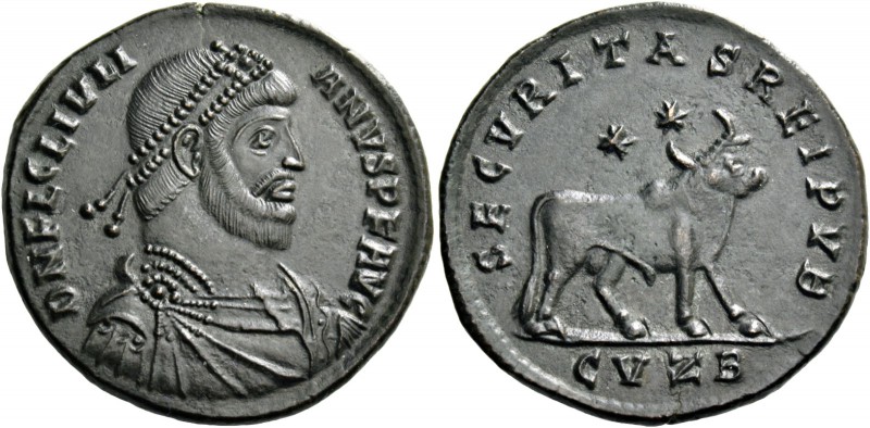 Julian II augustus, 360 – 363. Æ1, Cyzicus 361-363, billon 9.15 g. DN FL C L IVL...