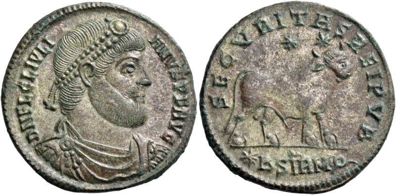 Julian II augustus, 360 – 363. Æ1, Sirmiun 361-363, billon 9.15 g. DN FL C L IVL...