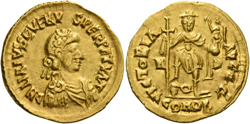 Libius Severus, 461 – 465. Solidus, Mediolanum 462, AV 4.45 g. DN LIBIVS SEVERV ...
