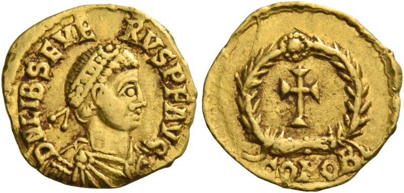 Libius Severus, 461 – 465. Tremissis 462, AV 1.33 g. D N LIB SEVE – RVS P F AVG ...