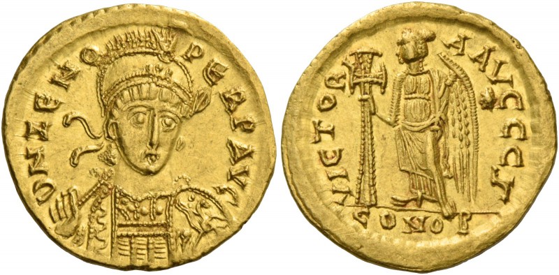 The Ostrogoths, Theoderic, 493-526. Pseudo-Imperial Coinage. In the name of Zeno...