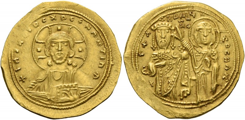 Michael VI Stratioticus, 1056 - 1057. Histamenon nomisma 1056-1057, AV 4.45 g. +...