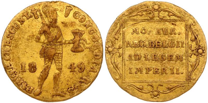 Russia. Nicholas I (1825-1855). Imitation of Netherlands Ducat dated 1849, St. P...