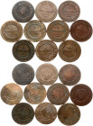Russia 3 Kopecks 1873-1904 Lot of 10 coins