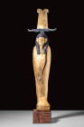 EGYPTIAN MUMMIFORM GILT STATUETTE OF PTAH SOKAR OSIRIS
