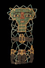 EGYPTIAN FAIENCE SHROUD WITH FOUR SONS OF HORUS