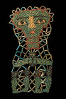 EGYPTIAN FAIENCE SHROUD WITH FOUR SONS OF HORUS