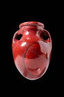 ROMANO-EGYPTIAN RED STONE AMPHORISKOS