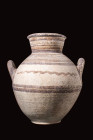 CYPRIOT DECORATED TERRACOTTA AMPHORA