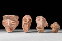 COLLECTION OF CYPRIOT TERRACOTTA HEADS