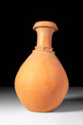 CYPRIOT POLISHED BOTTLE WITH GEOMETRIC MOTIF