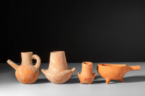 COLLECTION OF CYPRIOT TERRACOTTA VESSELS