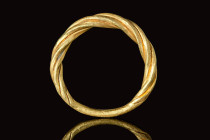 VIKING GOLD TWISTED RING