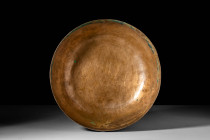 SASANIAN BRONZE SHALLOW BOWL