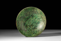 SASANIAN BRONZE SHALLOW BOWL