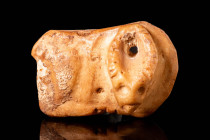 MESOPOTAMIAN CREAM ALABASTER RECUMBENT IBEX