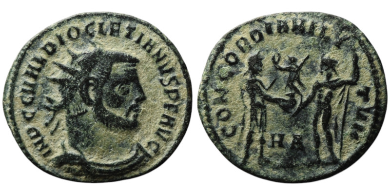 Diocletian (AD 284-305). Heraclea
AE Antoninianus(22mm, 5,41g)