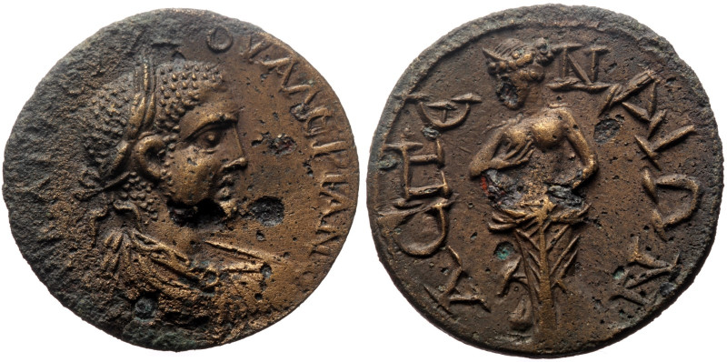 Pamphylia, Aspendus AE (29mm, 10,71g) Valerian I (253-260) 
Obv: Bust of Valeria...