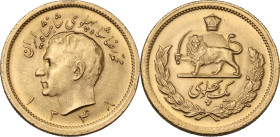 Iran. Mohammed Reza Pahlavi (1941-1979). Pahlavi 1969 SH 1348. KM 1162; Fried. 101. AV. 8.15 g. 22 mm. Irrelevant nick on edge. FDC.