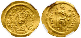 Justin II (AD 565-578). Gold Solidus (4.53 g).