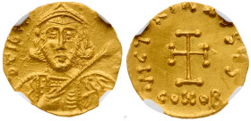 Tiberius III - Apsimar (AD 698-705). Gold Tremissis (1.41 g). Constantinople.