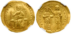 Romanus III Argyrus (1028-1034). Gold Histamenon Nomisma (4.37 g). Constantinople.