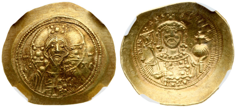 Michael VII (1071-1078). Gold Histamenon Nomisma (4.39 g). Constantinople. Facin...