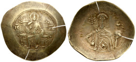 Alexius I Comnenus (1081-1118). Electrum Histamenon Nomisma (4.36 g). Constantinople, struck 1082-1087.