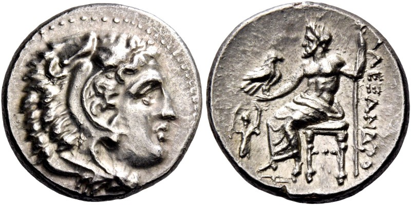 Alexander III, 336 – 323 and posthumous issues. Drachm, Lampsacus circa 328-323,...