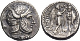 Seleucid kings, Seleucus I Nicator, 312 – 281. Drachm, Susa circa 305-295 BC, AR 3.36 g. Draped bust of Alexander III deified r., wearing helmet cover...