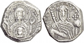 Alexius I Comnenus, April 1081 – August 1118, with colleagues from 1088. Pre-reform coinage, 1081-1092. Debased Tetarteron, Thessalonica 1081-1087, EL...