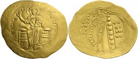 Alexius I Comnenus, April 1081 – August 1118, with colleagues from 1088. Post-reform 1092/3-1118. Hyperpyron nomisma 1092/3-1118, AV 4.20 g. Nimbate C...