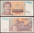 Yugoslavia, Federal Republic, 5.000.000 Dinara, 1993, Undulations, Pick 132, A.UNC