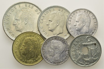 ALFONSO XIII. Puerto Rico. 10 centavos. 1896. PGV. …Lote de 6