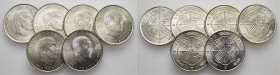 ESTADO ESPAÑOL. 100 pesetas. 1966*66 (5) y 1966*67. Lote de 6