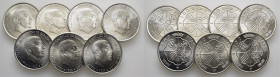 ESTADO ESPAÑOL. 100 pesetas. 1966*66 (6) y 1966*67. Lote de 7