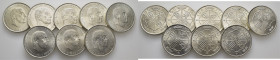 ESTADO ESPAÑOL. 100 pesetas. 1966*66 (3), 1966*67 (3), 1966*68 (2). Lote de 8