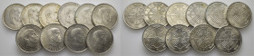 ESTADO ESPAÑOL. 100 pesetas. 1966*66 (7), 1966*67, 1966*68 y 1966*70. Lote de 10
