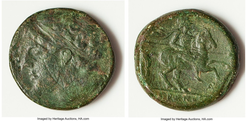 SICILY. Syracuse. Hieron II (ca. 275-215 BC). AE hemilitron (27mm, 16.50 gm, 11h...