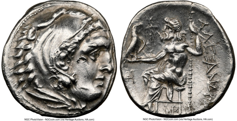 MACEDONIAN KINGDOM. Alexander III the Great (336-323 BC). AR drachm (18mm, 4.14 ...