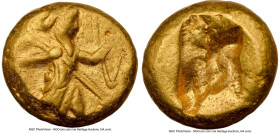 ACHAEMENID PERSIA. Darius I-Xerxes II (ca. 5th century BC). AV daric (14mm, 8.38 gm). NGC Choice VF 3/5 - 4/5. Lydo-Milesian standard. Sardes, ca. 485...