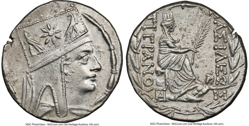 ARMENIAN KINGDOM. Tigranes II the Great (95-56 BC). AR tetradrachm (27mm, 15.81 ...