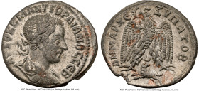 SYRIA. Antioch. Gordian III (AD 238-244). BI tetradrachm (26mm, 10.90 gm, 12h). NGC MS 4/5 - 4/5. AD 242. AYTOK K M ANT ΓOPΔIANOC CЄB, laureate head o...