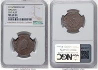 Oaxaca. Revolutionary 10 Centavos 1915 MS62 Brown NGC, Oaxaca mint, KM722. Second bust variety. HID09801242017 © 2024 Heritage Auctions | All Rights R...