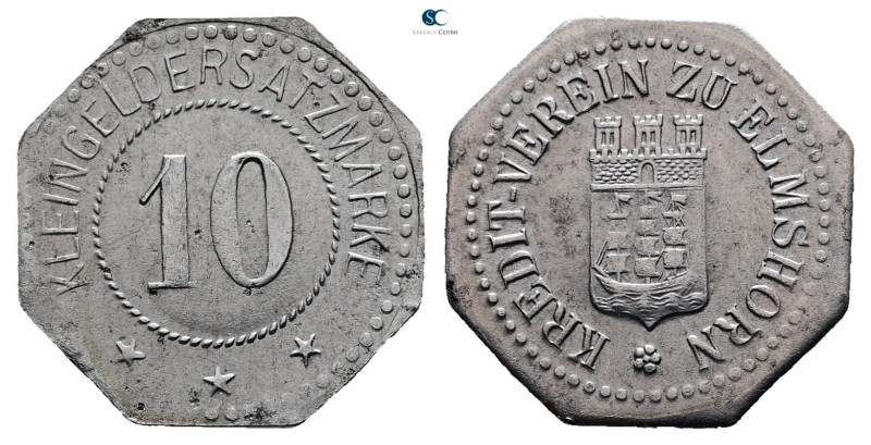 Germany. Elmshorn AD 1916-1922. 
10 Pfennig o.J.

 mm, 2,74 g



Extremel...