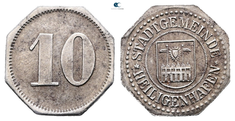 Germany. Heiligenhafen AD 1916-1922. 
10 Pfennig o.J.

 mm, 2,22 g



Ext...