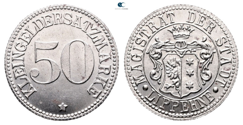 Germany. Lippehne AD 1916-1922. 
50 Pfennig o.J.

 mm, 3,06 g



Uncircul...